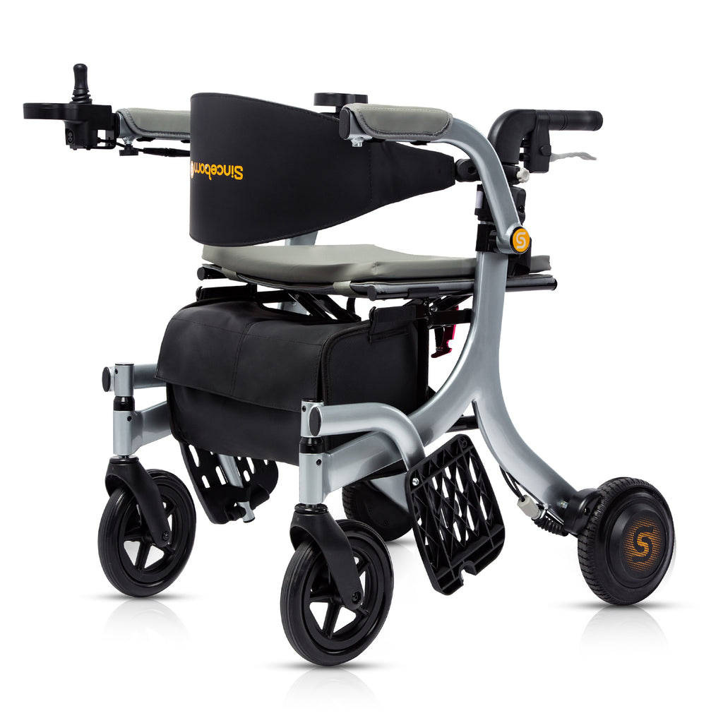 SINCEBORN 4-in-1 Electric Rollator & Wheelchair
